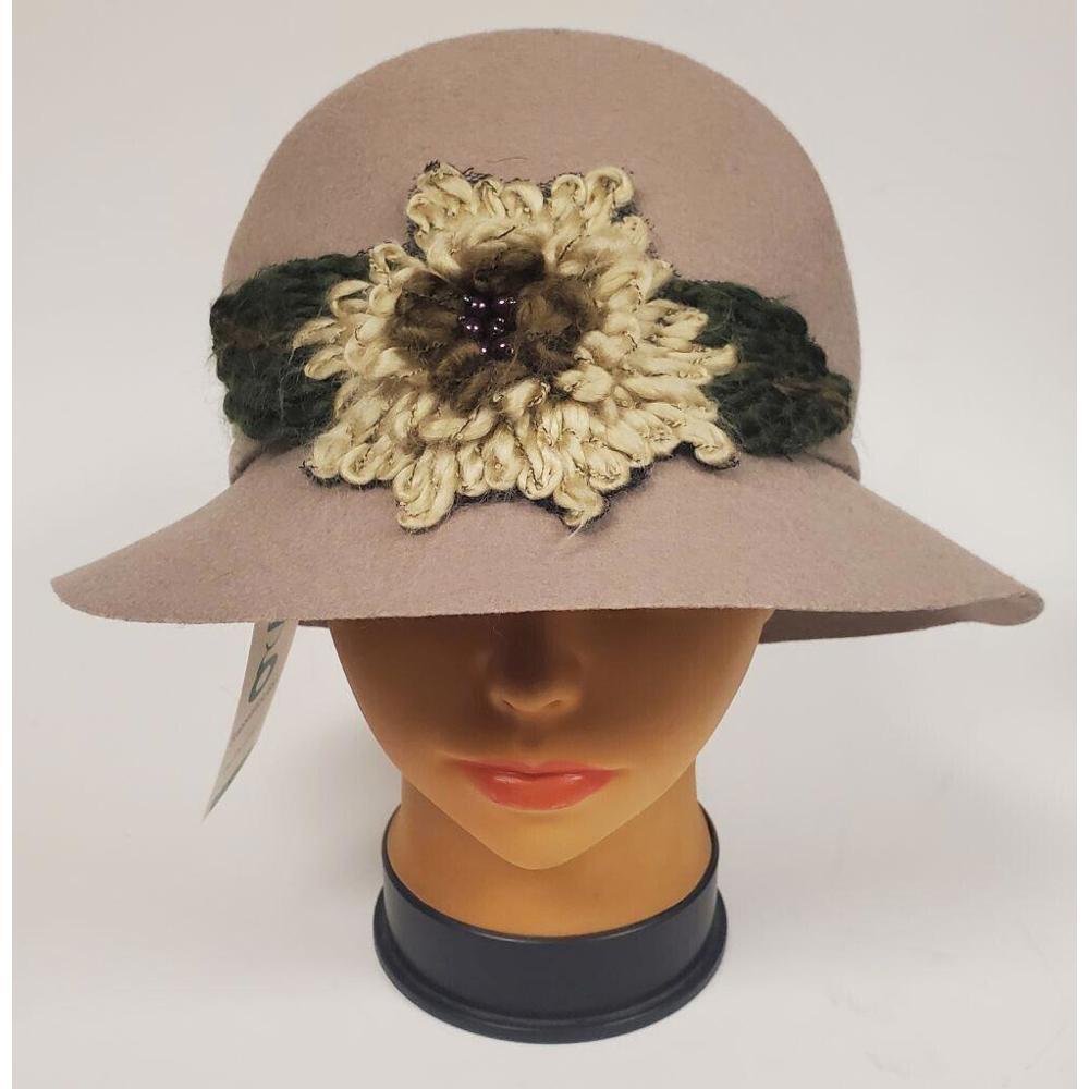 NWT Ladies Cappellificio GS Galliano Sorbatti Italy Wool Bucket Hat